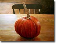 Pumpkin Table and Chair