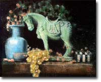 Horse with Blue Vase